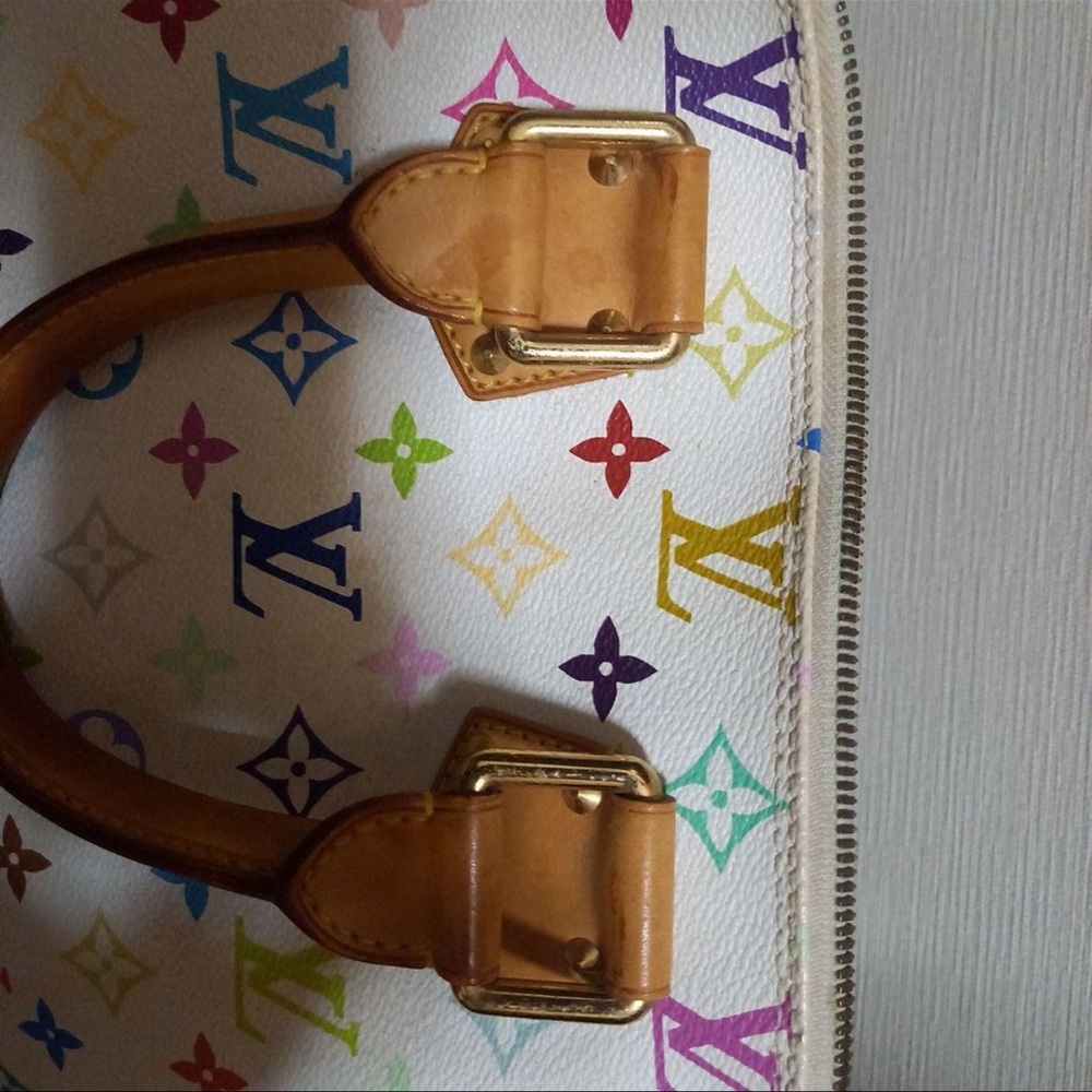 Louis Vuitton Alma White Murakami Bag, Rare Takashi Murakami Collaboration - Picture 5 of 12